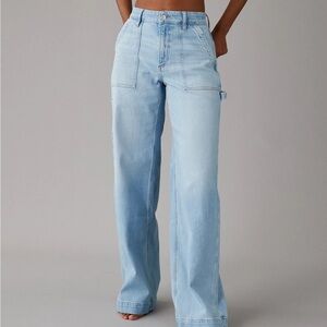 American Eagle Outfitters Light Blue Flare Jeans